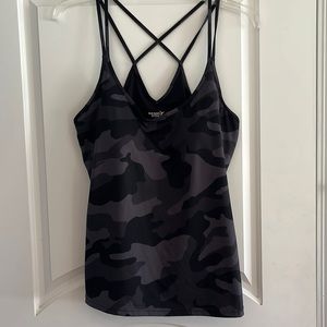 Strappy Tank with Shelf Bra in Camo from Old Navy
